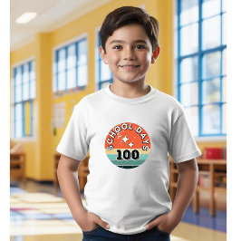 100 Schultage T - Shirt, Kinder-Schule T - Shirt