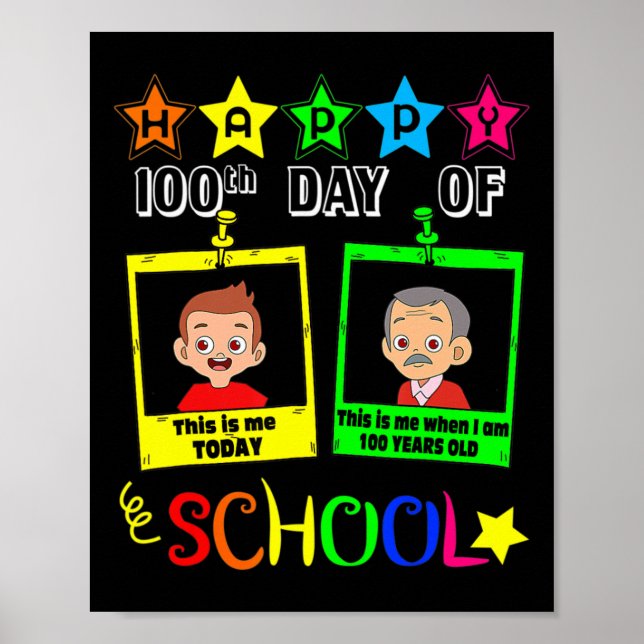 100 Schultage - wenn ich 100 Jahre alt bin Poster (Vorne)