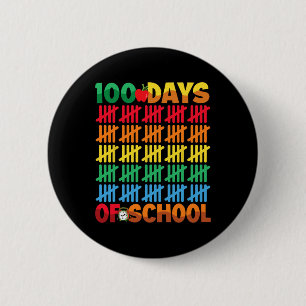 100 Schultage zum 100. Schultag Button
