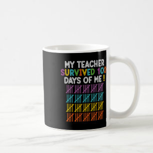 100 Schultage zum 100. Schultag Kaffeetasse