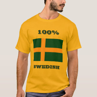 100%, SCHWEDISCH T-Shirt