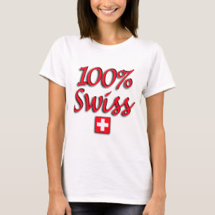 100% Schweizer angepasstes Shirt