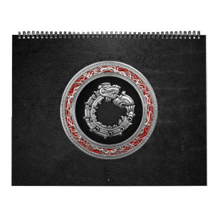 [100] Serpent God Quetzalcoatl [Silver] Kalender