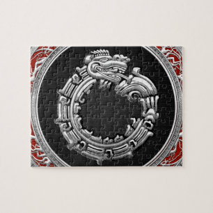 [100] Serpent God Quetzalcoatl [Silver] Puzzle