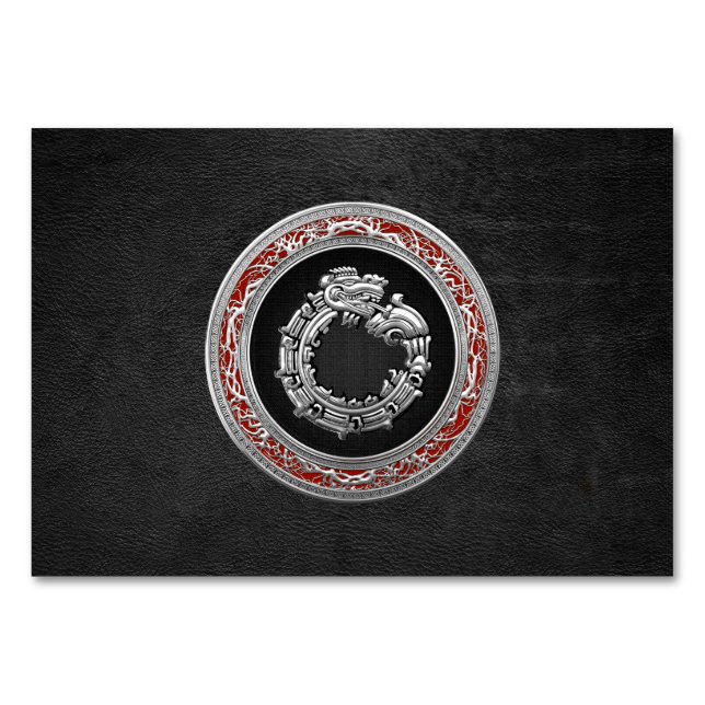 [100] Serpent God Quetzalcoatl [Silver] Tischnummer (Vorderseite)