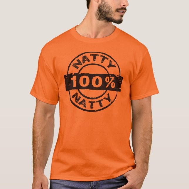 100 % Shirt zur Natty-Bodybuilding (Vorderseite)