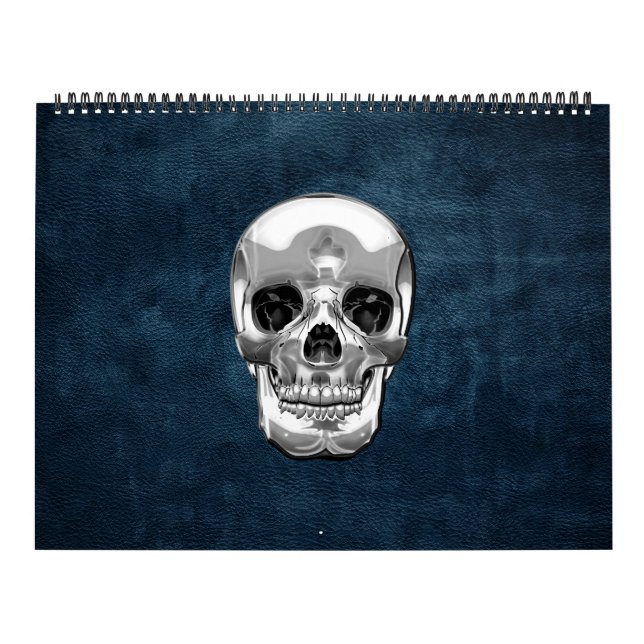 [100] Silver Human Skull Kalender (Titelbild)