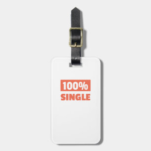 100 % Single Gepäckanhänger