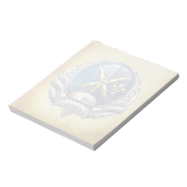[100] SOWT-Emblem Notizblock (Rotiert)