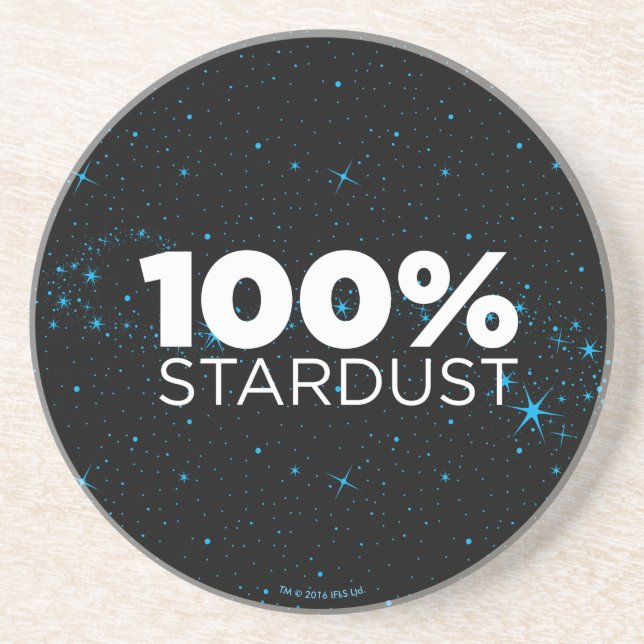 100% Stardust Getränkeuntersetzer (Vorne)