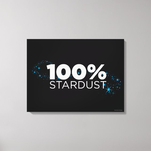100% Stardust Leinwanddruck (Vorderseite)