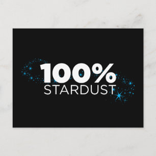 100% Stardust Postkarte
