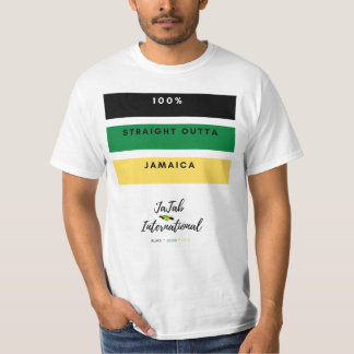 100% Straight Outta Jamaica T - Shirt
