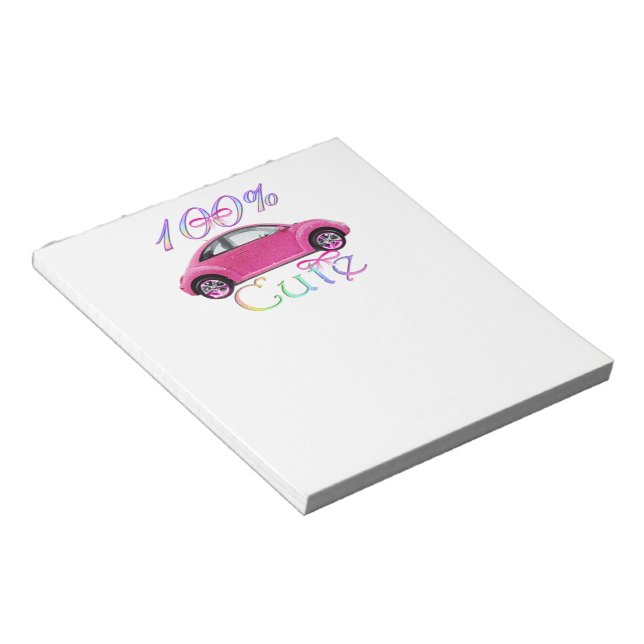 100 % Süsse Notepad Notizblock (angewinkelt)