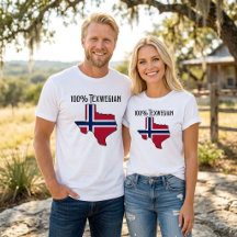 100 % T - Shirt aus Norwegen