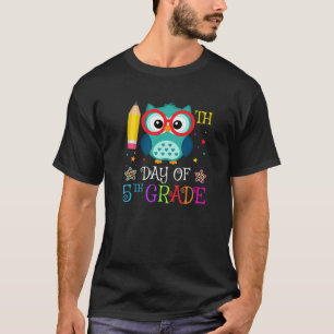 100. Tag der 5. Klasse Owl Lover für Kinder Jungen T-Shirt