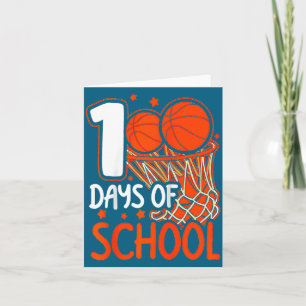 100. Tag der Schulbasketball-Kinder 100 Tage Sc Karte