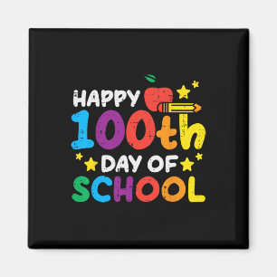 100. Tag der Schule Apple Stift 100 Tage Lehrer Magnet