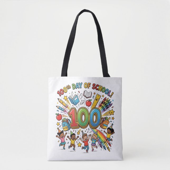 100. Tag der Schule Farbdesign –  (Vorderseite)