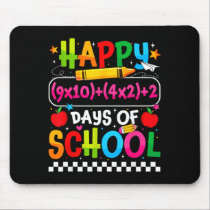 100. Tag der Schule Glücklicher 100 Tage Mathe-Gle Mousepad