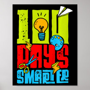 100. Tag der Schule Jungen 100 Tage der Schule 100 Poster