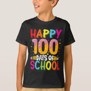 100. Tag der Schule Lehrer Kinder Kind Glücklich 1 T-Shirt