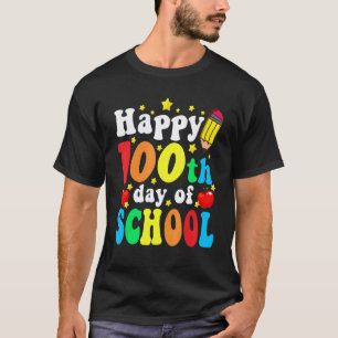 100. Tag der Schule Lehrer Kinder Kind Glücklich 1 T-Shirt