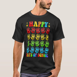100. Tag der Schule Lehrer Schüler Kind Kind Glück T-Shirt