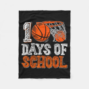 100. Tag der Schultags-Basketball-Kinder 100 Tage Fleecedecke