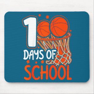 100. Tag der Schultags-Basketball-Kinder 100 Tage Mousepad