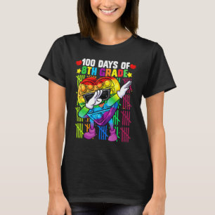 100. Tag des 8. Grades beraubenden farbigen Fidget T-Shirt