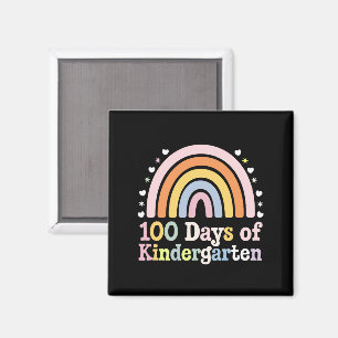 100. Tag des Kindergartenlehrers Kinder 100 Tage  Magnet