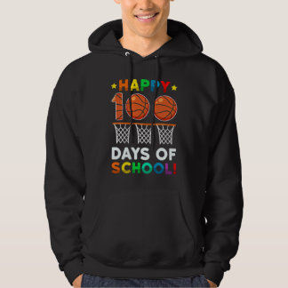 100. Tag des Schulbasketballs Kinder Jungen Mädche Hoodie