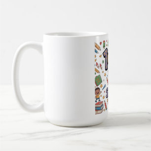 100. Tag des Schulspaß-T-Shirts Farbige Kinder & Kaffeetasse