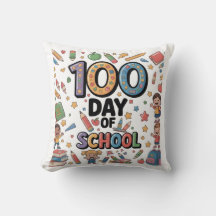 100. Tag des Schulspaß-T-Shirts | Farbige Kinder &