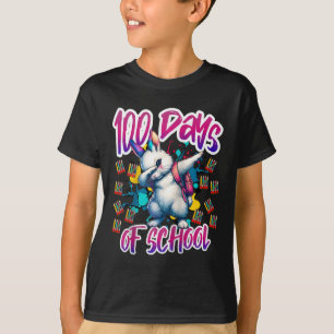 100. Tag Funny Outfit Lehrer & Amp; Student 100 D T-Shirt