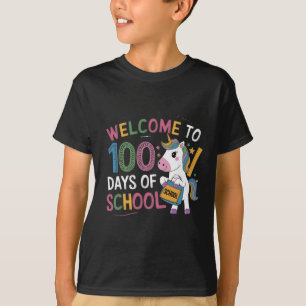 100. Tag Funny Outfit Lehrer & Amp; Student 100 D T-Shirt