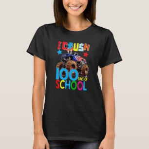 100. Tag Ich zerreiße 100 Tage Schulmonster Truck T-Shirt