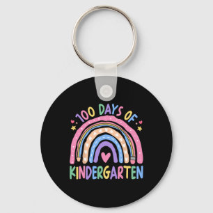 100. Tag im Kindergarten Lehrer Kinder 100 Tage Sm Schlüsselanhänger
