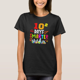 100. Tag Mathe 10 zum Quadrat Lehrer Schüler 100 T T-Shirt