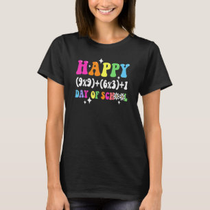 100. Tag Mathematiklehrer Math Formel Happy 100 Ta T-Shirt