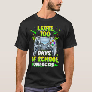 100. Tag Stufe 100 Tage der Schule unverschlossen T-Shirt