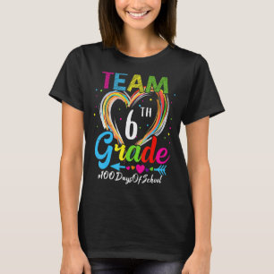100. Tag Team 6. Klasse Platz 100 Tage T-Shirt
