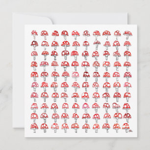 100 Tage, 100 Pilze Dankeskarte