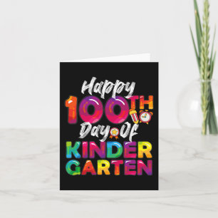 100 Tage Alle Schüler glücklich 100 Tage KI Karte