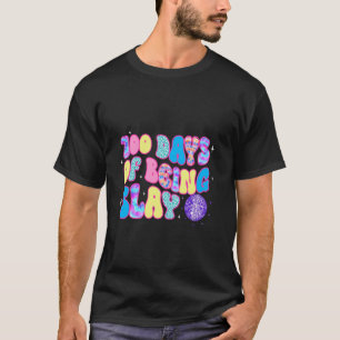 100 Tage als Lehrer für Disco-Schüler in der Schul T-Shirt