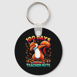 100 Tage, an denen ich meinen Lehrer antreibt, nac Schlüsselanhänger