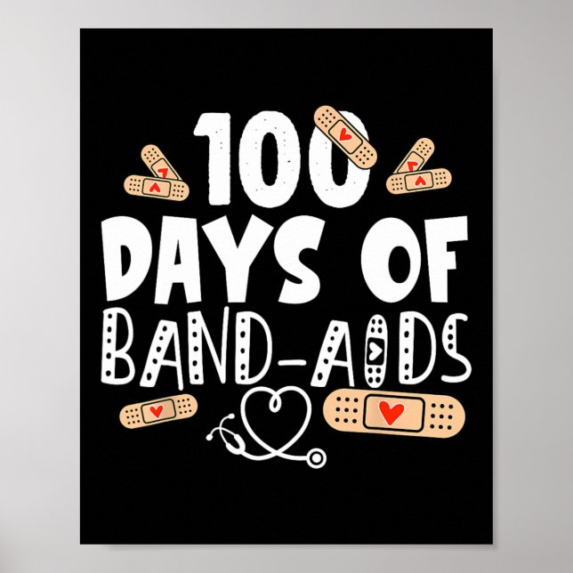 100 Tage Bandhilfsmittel - Schulschwester 100 Tage Poster (Vorne)