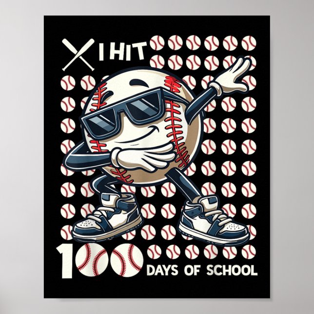 100 Tage Baseball Bat 100. Poster (Vorne)