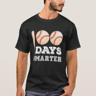 100 Tage Baseball Boy Fun Celebration St. T-Shirt